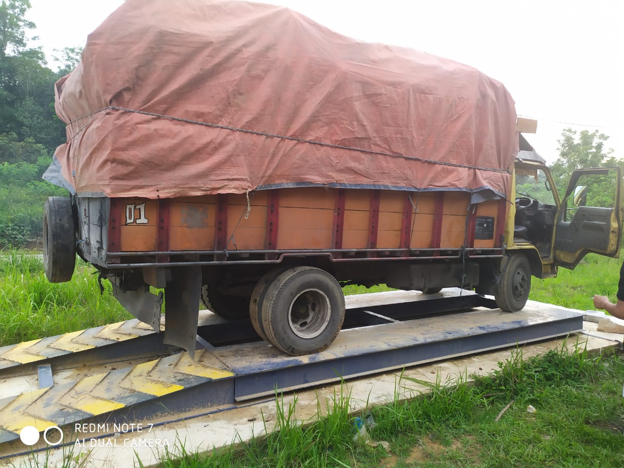 timbangan truk ram sawit 20 ton 4,8 meter